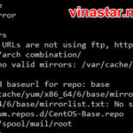 Hướng dẫn fix lỗi Error: Cannot find a valid baseurl for repo: base