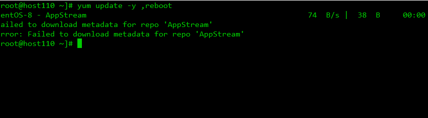 Xử lý lỗi khi yum trên CentOS 8 – Failed to download metadata for repo ‘AppStream’ 1 2022 03 28 210506
