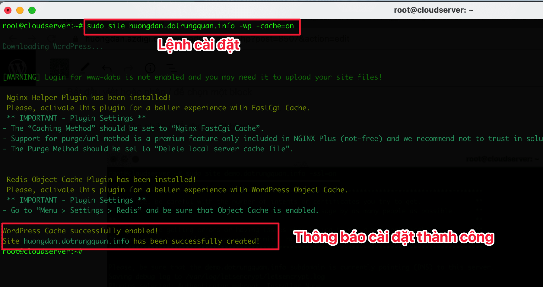 Hướng dẫn cài đặt WordPress trên Webinoly 1 Screenshot 2020 12 26 at